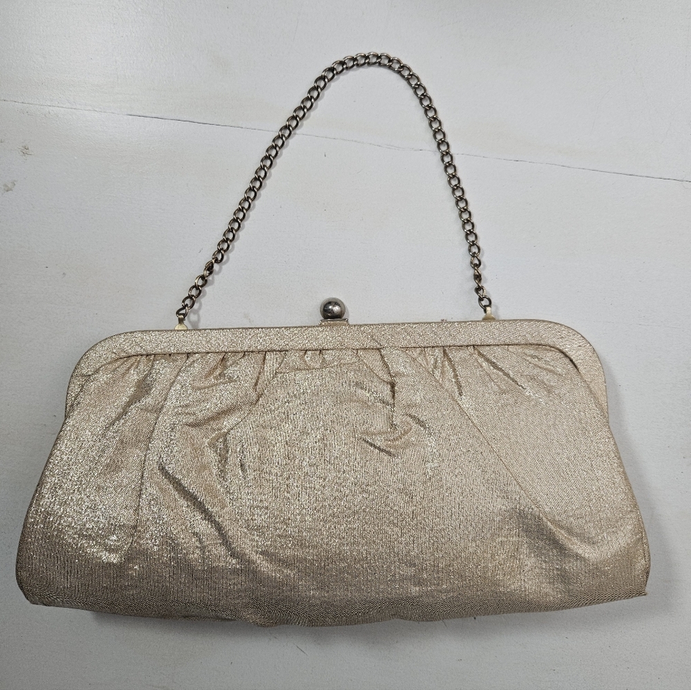 Elegant Gold Evening Clutch